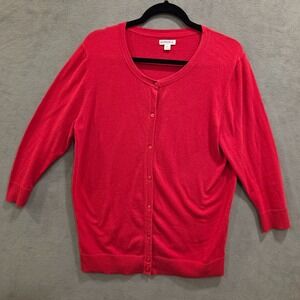 Merona Button-Up Cardigan Sweater Women's Size XL Office Business Casual Classic